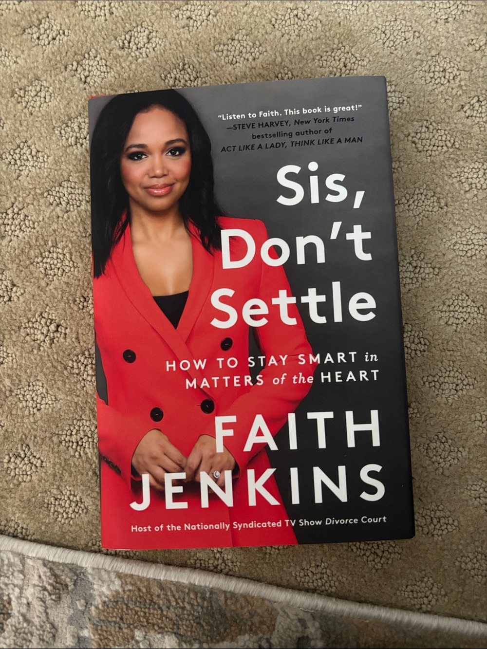 Sis, Don't Settle Hardcover Book - Red Cover SIGNED